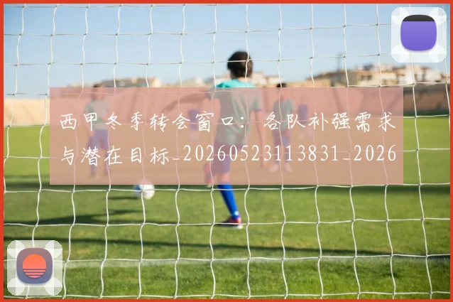 西甲冬季转会窗口：各队补强需求与潜在目标_20260523113831_20260710012124